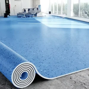 Thickened Wear-Resistant Eco-Friendly Waterproof Anti-Slip Mute Anti-Noise Vinyl Flooring for Kitchen & School