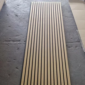 Tianyun Modern Eco Friendly Sound Absorbing Wood Slat Acoustic Panels Waterproof Fireproof for Living Room Hotel School Use 3D