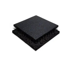 Top Layer Sports Mat Floor Tiles Garage Gym Rubber Flooring