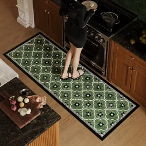 Traditional Non-Slip, Stain-Resistant Kitchen Doormat