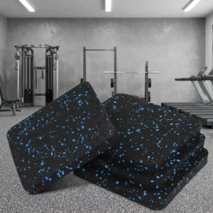 Treadmill Mat 10mm Thick Slip Resistant Washable Rubber Mat for Hardwood Floors and Carpet Protection