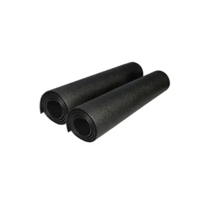 Treadmill or Rowing Machine Exercise Mat Wide Rib Non-Slip