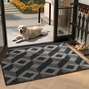 Tufted Polypropylene Front Door Mat, Washable, Non-Slip, Super Absorbent, Dirt Trapper, Indoor Use