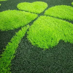 Turflory Affordable Price Customized Logo Design Premium Synthetic School Football Soccer Field Artificial Grass Turf