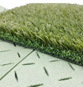 Two Layer No Filled Football Sports Flooring Artificial Turf Synthetic Grass Y30-R with Shock Pad