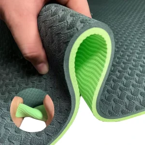 Two-Tone 8mm Thick TPE Yoga Mat Exercise Mat Non-Slip Fitness Equipment Accessories Custom Logo
