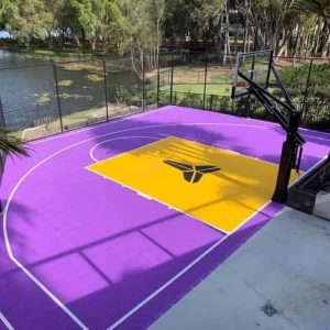 UNI Multi sport Basketball Court Plastic Sport Flooring Tiles Interlocking Sports Floor Pickleball Court Pp Interlocking Tiles
