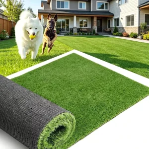 USA Stock Artificial Grass Turf 20mm 0.8in Indoor Outdoor Garden Playground Leisure Grass Pet friendly for Front Yard