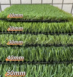 UV Resistance Polypropylene Synthetic Non Filling Landscaping Grass Fireproof High Density 40mm Pile Height Indoor Outdoor Wall