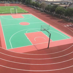 UV-Resistant Anti-Slip Shock-Absorbing Outdoor Acrylic Sports Flooring for Tennis Basketball Pickleball