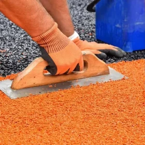 UV-Resistant EPDM Colored Rubber Flooring Mats for Poured-in-Place Playground, Pool, and Court Surfaces