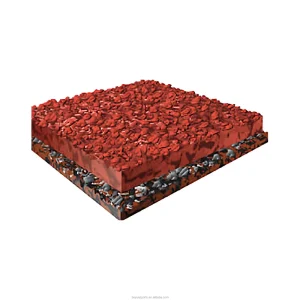 UV Resistant EPDM Rubber Granules 1-4mm for Stadium and Playground Sports Field Flooring