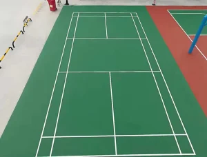 UV Resistant Elastic Acrylic Outdoor Sports Flooring Coating System Shock Absorption for Tennis Basketball