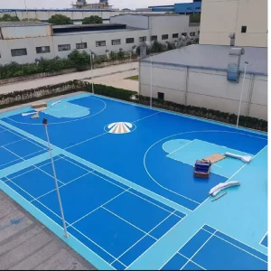 UV Resistant Silicone Sports Floor Paint Indoor Outdoor Basketball Pickleball Courts Fireproof High Density Coating Sendu