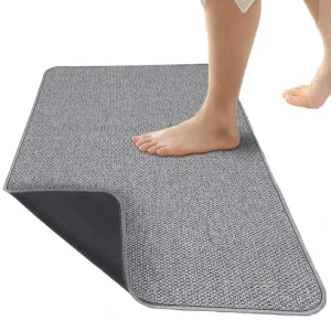 Ultra-Thin Polyester Modern Animal Print Bath Mats Quick-Dry No-Slip Low-Pile Absorbent Bathroom Rugs Home Decor Accessories for