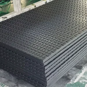 Unbreakable Polyethylene Ground protection Mats Track Road Mat