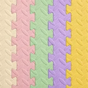 Underfloor-Heating Compatible EVA Interlocking Floor Mats Heat-Safe Anti-Slip Foam Tiles for Home Rooms Custom OEM