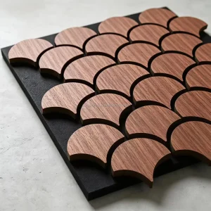 Unique Shape Soundproof Wall Panels 3D PET Polyester Fiber Acoustic Panel for Interior Wall Decoration Acoustic Panel