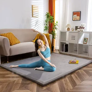 Unisex Anti-Fall Tatami Mat Simple Style Thickened Sponge Carpet for Living Room Bay Window School Bedroom Hotel Use