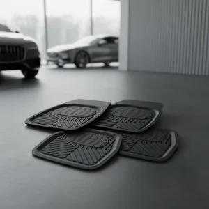 Universal Carpet Car Floor Mats with Rubber Backing