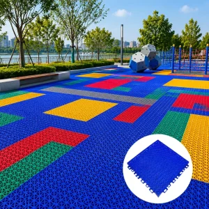 Upgrade Interlocking Sports Flooring Floor Tiles for Basketball Court Pickleball Court and Volleyball Court