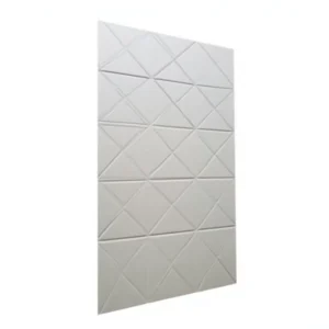 V Groove Design Acoustic Wall Panel Polyester Fiber Sound Absorption Board for Wall Decoration