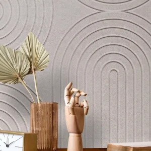 V Groove Polyester Fiber Acoustic Wall Panel Decorative Sound Absorbing Board for Interior Wall Cladding