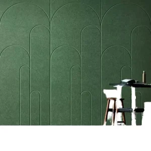 VOC Emission Test PET Felt Acoustic Panels Sound Absorbing Polyester Fiber Acoustic Panels Commercial Acoustic Space