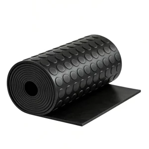 Versatile Anti Slip Round Dot Rubber Flooring Sheet Stud Rubber Mat for All Environments