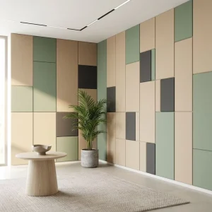 Versatile Use Polyester Fiber Acoustic Panels Customizable Shapes Sound Absorbing Tiles for Office Hotel School & Gym