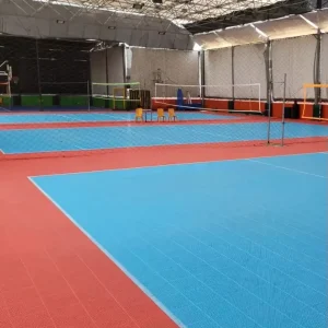 Very Durable PP Interlocking Volleyball Court Plastic Sport Court Flooring Tiles Outdoor Portable Floor Mat for Sports Club Gym