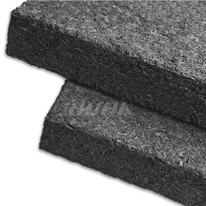 Vibration-Absorbing and Sound-Absorbing Ballistic Rubber Floor Mat for Shooting Ranges