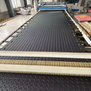Vibration-Damping Industrial Floor Protection Mat for Heavy Machinery and Factory Workshop
