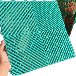 Vinyl Garage Floor Tiles Workshop Mat for Car Wash Stations Waterproof Click-Lock 3D Design