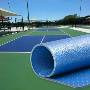 Vinyl Sports Flooring for Pickleball Court Indoor and Outdoor Portable Pickleball Mat