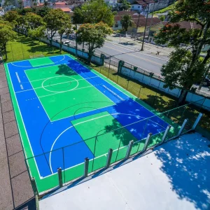 Volleyball Court Sports Flooring Indoor Volleyball Floor High Impact Resistance