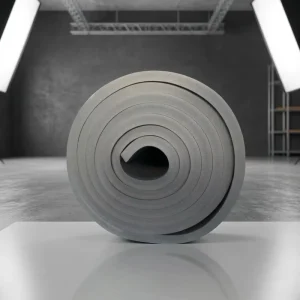 Vulcanized Rubber Flooring Rolls High Tensile Tear Resistant Floor Covering in Custom Thickness & Width