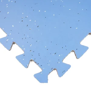 Vulcanized Rubber Gym Flooring Tiles with Odorless Anti-Slip Surface