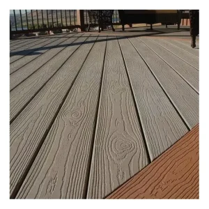 WPC Decking 3D Embossed Wood Grain Outdoor Composite Flooring