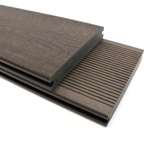 WPC Outdoor Patio Deck Boards, No-Warp No-Crack Plastic Wood Composite Flooring