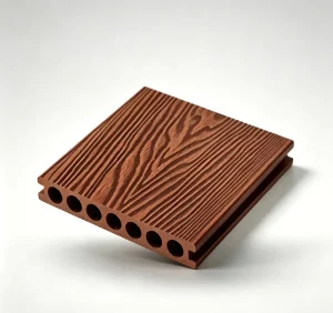 WPC Wood Plastic Composite Decking Board Waterproof Interlocking Dual Lock 3D Wood Grain Surface for Garden Park Outdoor Use