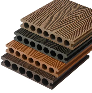 WPC Wood-Plastic Composite Flooring Anti-Slip Low-Maintenance Waterproof UV-Resistant
