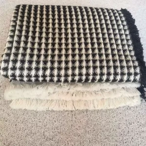 Waffle Mix Color Anti-Slip Absorbent Bath Mat Non-Slip Foot Mat for Toilet Door for Home Use