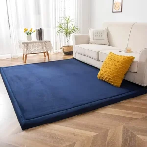 Washable Flannel Polyester Memory Foam Baby Play Mat Thick Soft Crawling Rug Non slip Living Room Floor Carpet Durable