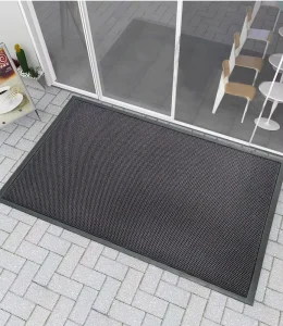 Washable Indoor Entrance Mat Durable Anti-Slip Waterproof Solid Color 3D Mesh
