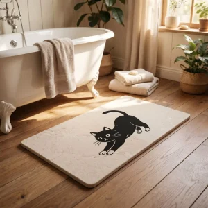 Washable Non-Slip Quick-Drying Thin Bathroom Mat