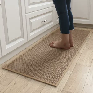 Water and 0il Absorbing Anti Slip Dirt-resistant Carpet Door Mat Rugs Kitchen Drawers Floor Mats for Bedroom Cotton and Linen Sl