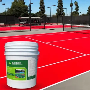 Waterbased Outdoor Acrylic Tennis Court Coating Flooring Paints for Sport Court Flooring