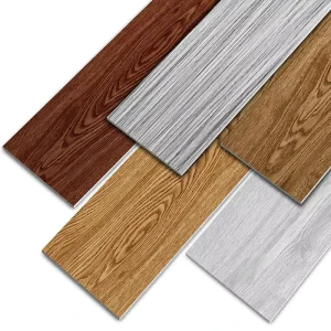 Waterproof 4mm 5mm 6mm Interlocking PVC Plastic Vinyl Board Click System SPC+IXPE Floor