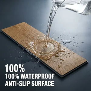 Waterproof 4mm/5mm/6mm SPC Vinyl Plank Flooring with IXPE Underlay